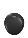 A small black object with a button on top. AI generated content