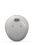 A small, white, round object with a hole in the center. AI generated content