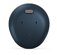 A small blue object with a button on top. AI generated content
