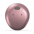 A pink object with a hole in the center. AI generated content