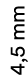 4,5 mm
