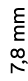 7,8 mm