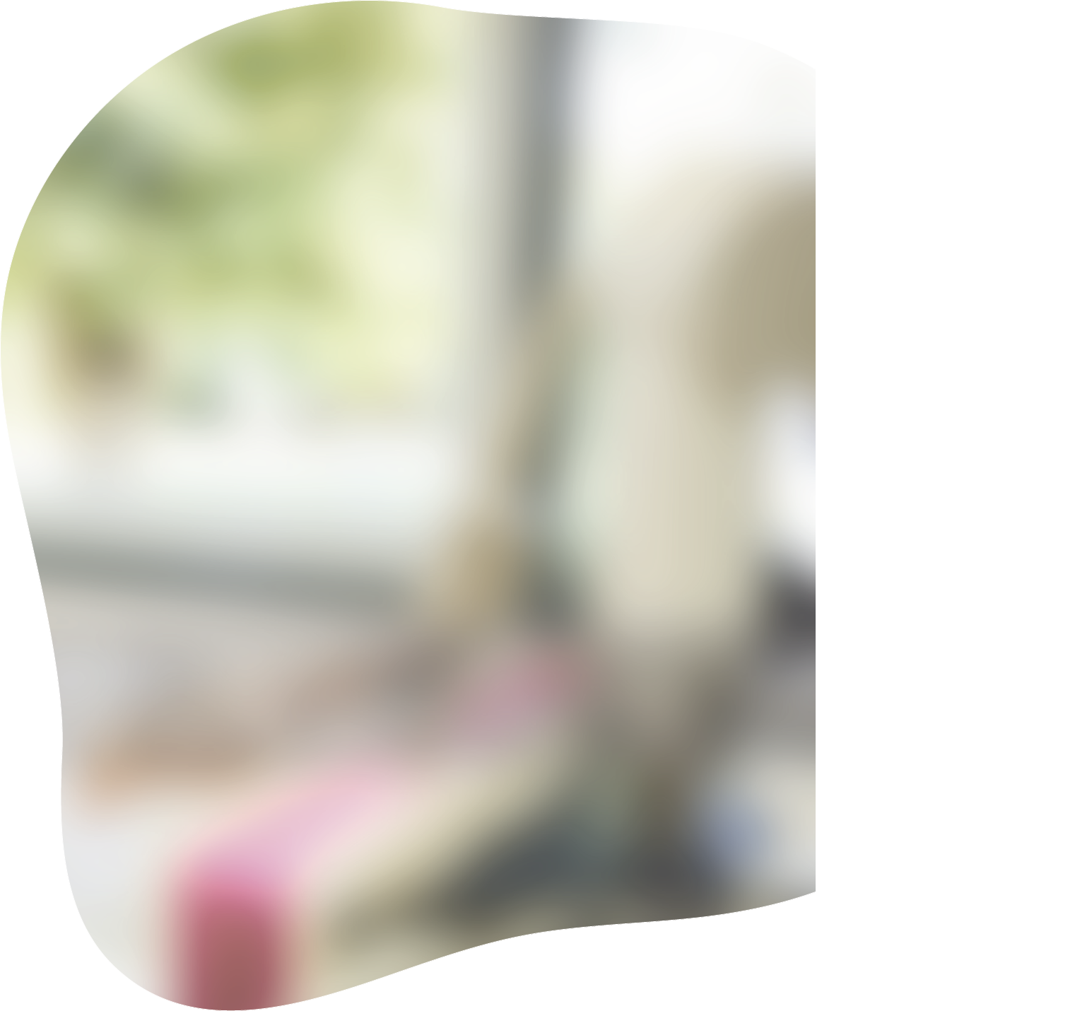 Two women are sitting in front of a window, one of them looking at a cell phone. AI generated content